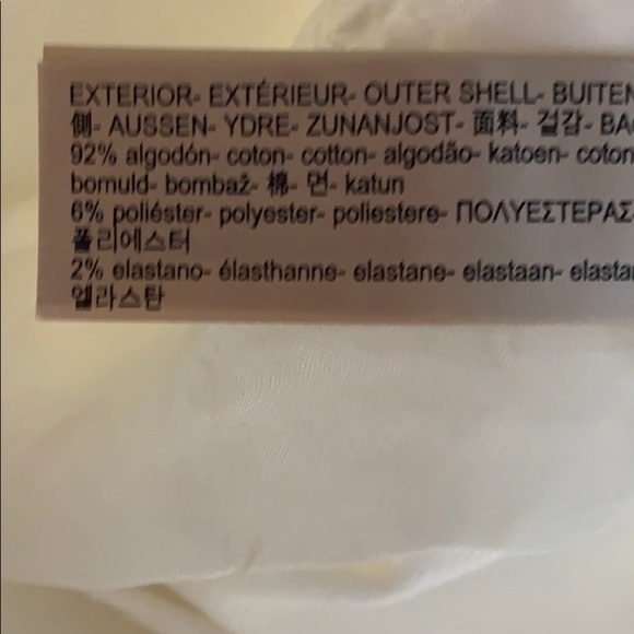 NWT. Massimo Dutti White Shorts. Size 13-14. - Picture 7 of 8